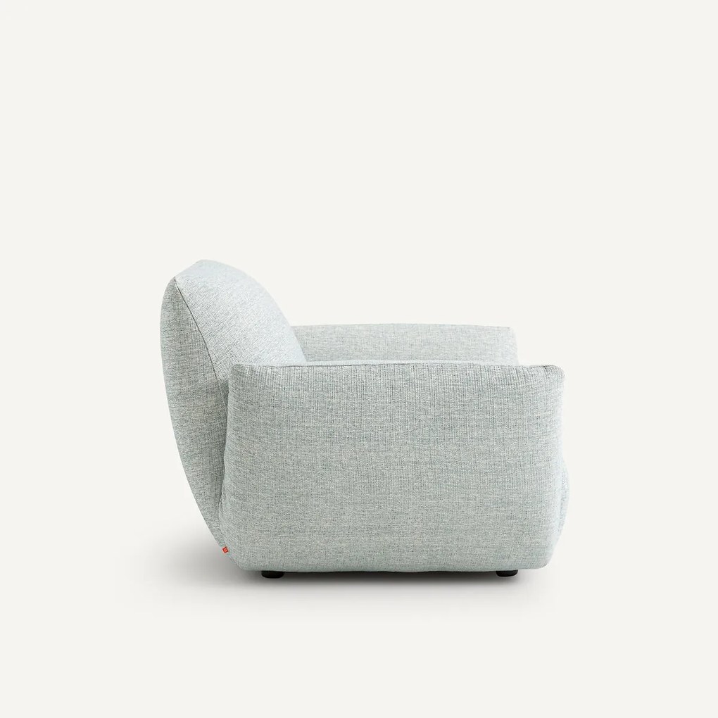 Fauteuil in canvas stof, Spogano