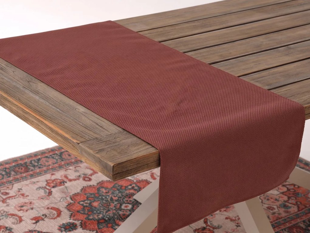 Tafellopers | Madison | Polyester | Rood | 140x50cm | Kees Smit Tuinmeubelen