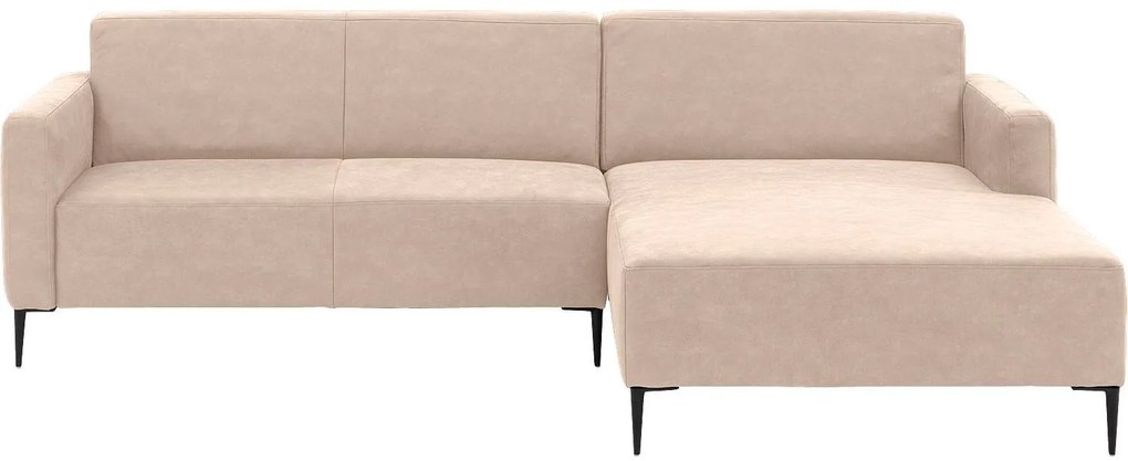 Goossens  Key West beige, micro leer, 2,5-zits, modern design