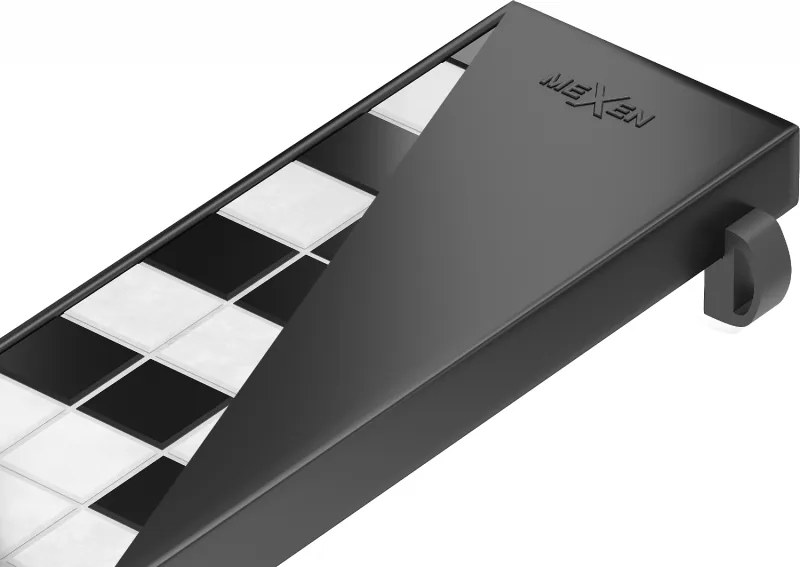 Mexen Flat M13 afdekking 2-in-1 voor lijnafvoer 90 cm, zwart - 1719090