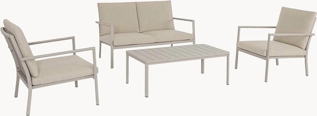 Tuinloungeset Konnor, 4-delig