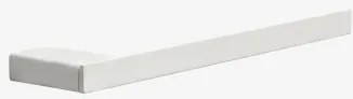 Wandhanddoekhouder Met Stang 30 Cm Voor Badkamer In Roestvrij Staal Olvam Wit - Sklum
