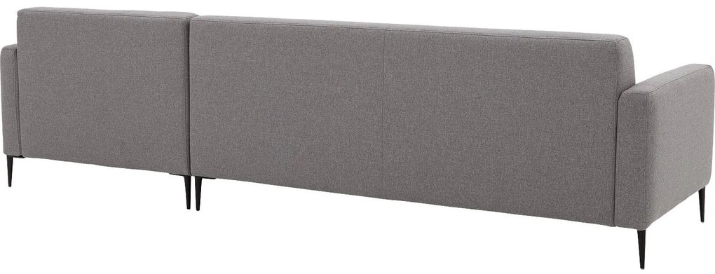 Goossens  Key West grijs, stof, 3-zits, modern design