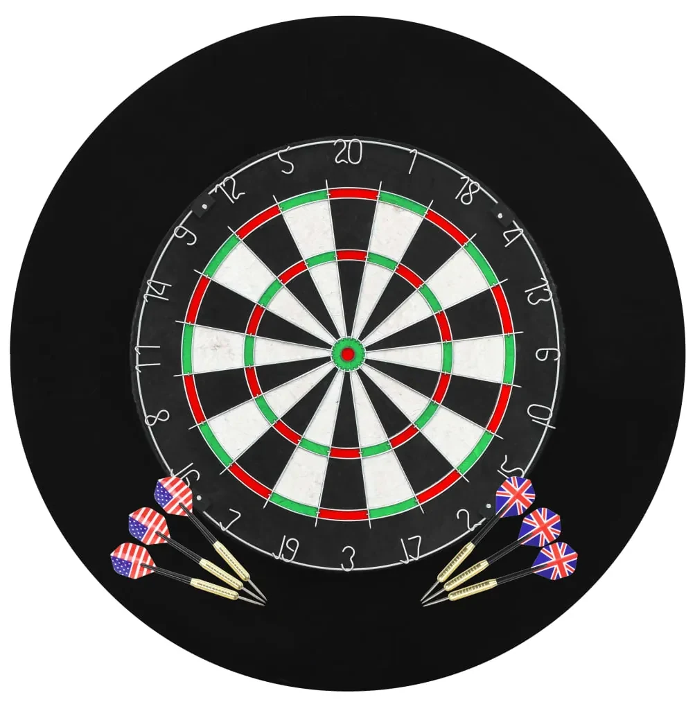 vidaXL Dartbord professioneel met 6 darts en surround sisal
