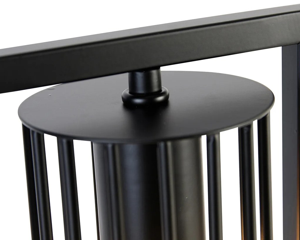 Smart Moderne tafellamp met dimmer zwart incl. Wifi ST64 - Balenco Wazo Modern E27 Binnenverlichting Lamp