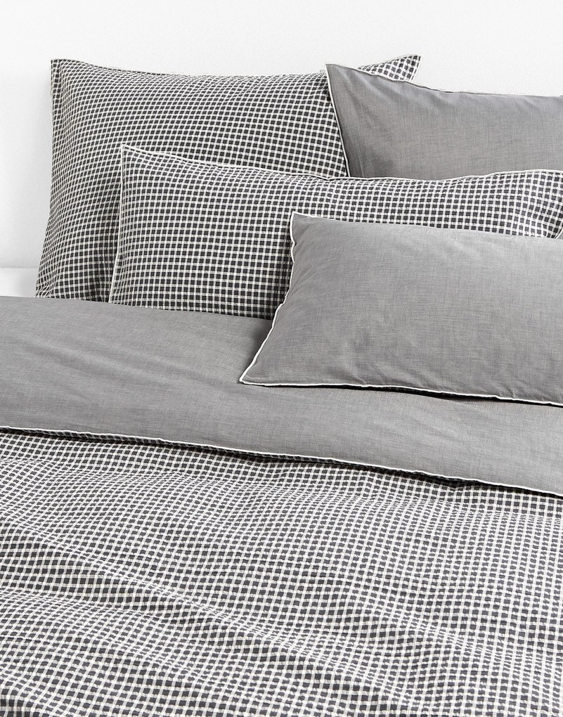 Seersucker dekbedovertrek Davey