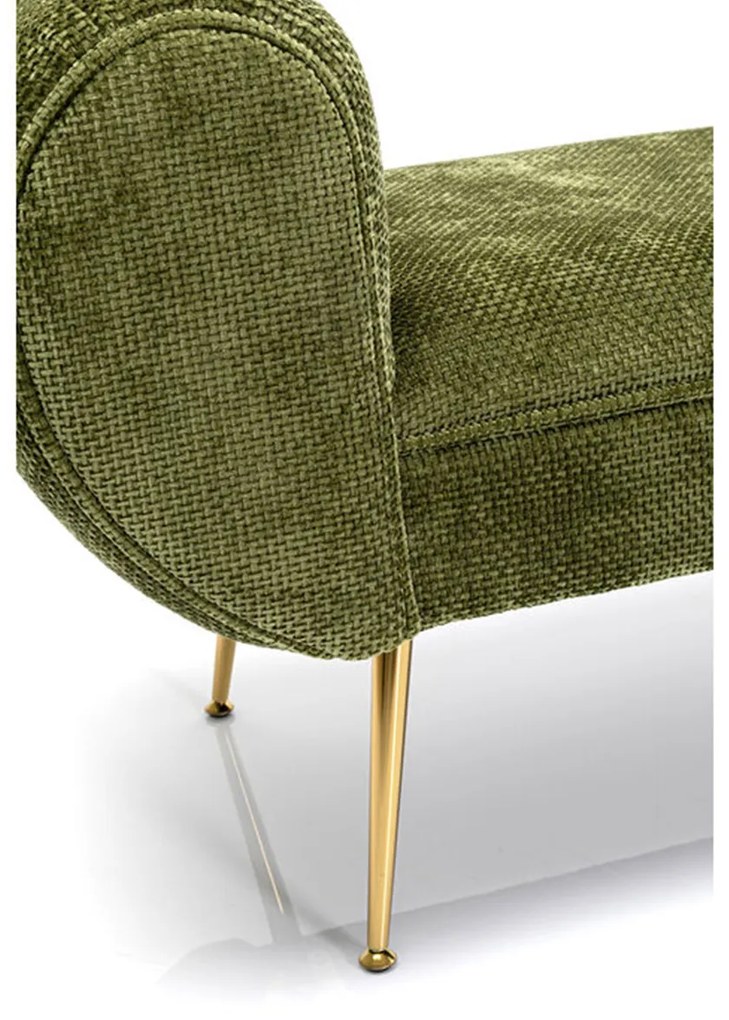 Kare Design Trono Groen Bankje Met Goud