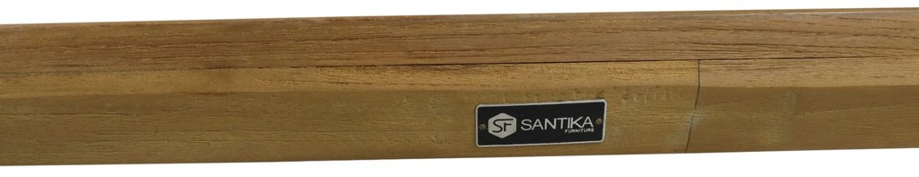 Tuinset 8 personen 300 cm Teak Old teak greywash Santika Furniture Santika