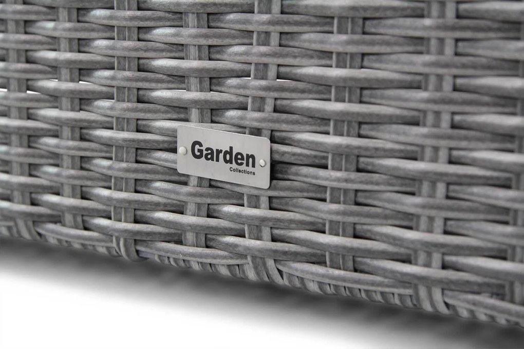 Dining Loungeset 5 personen Wicker Grijs Garden Collections New Castle