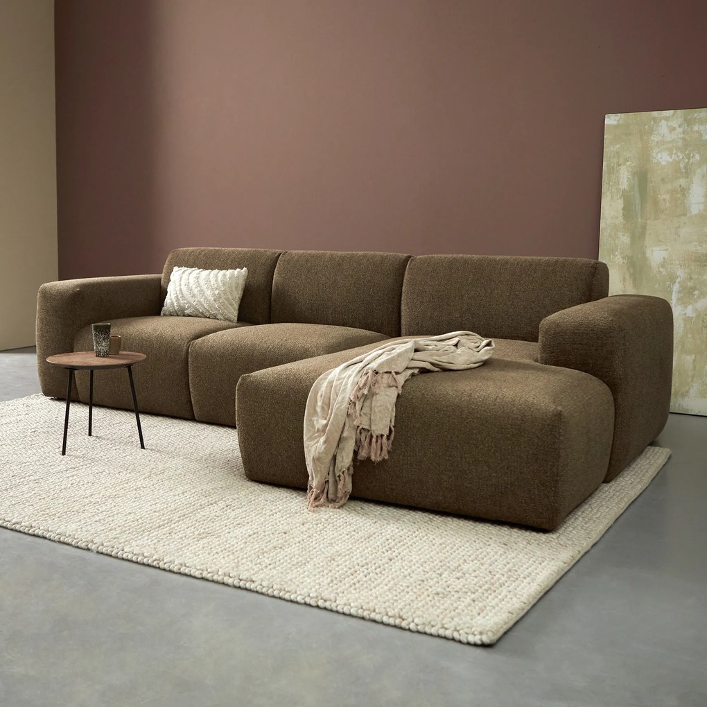 Moderne Hoekbank Moss Rechts