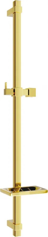Mexen DQ douchegarnituur met zeephouder 80 cm, goud - 79381-50