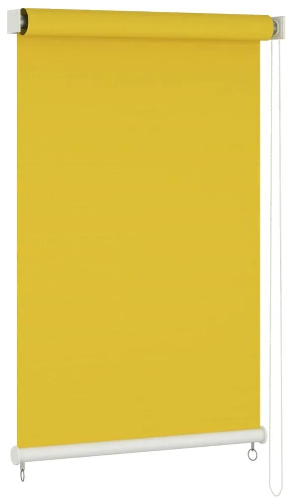 vidaXL Rolgordijn voor buiten 60x230 cm geel