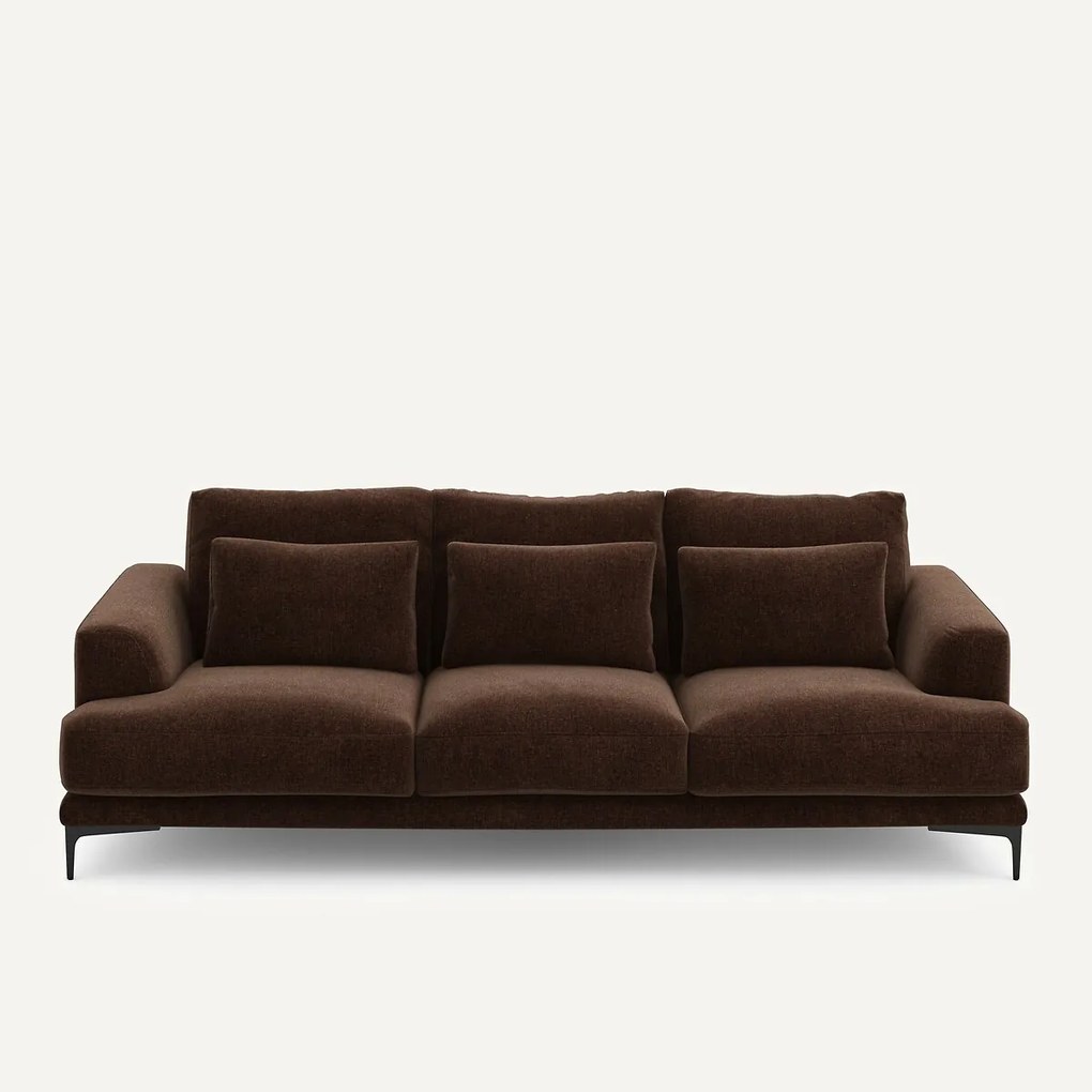 4-zits fluwelen chenille bank, Marsile