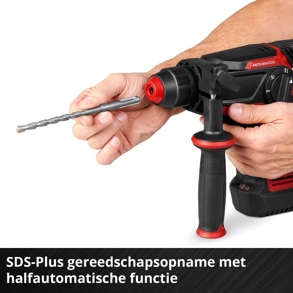 Einhell TP-HD 18/28 Li BL+4 (1x3,0Ah+) - PROFESSIONAL Accu Boorhamer - Power X-Change
