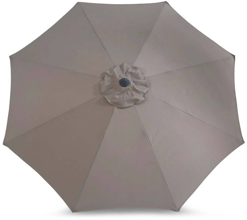 Camello Valerio Stokparasol .m (excl. Voet) Aluminium Taupe