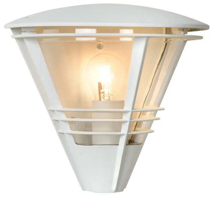 Lucide Livia halfronde LED wandlamp 60W 27x18cm wit