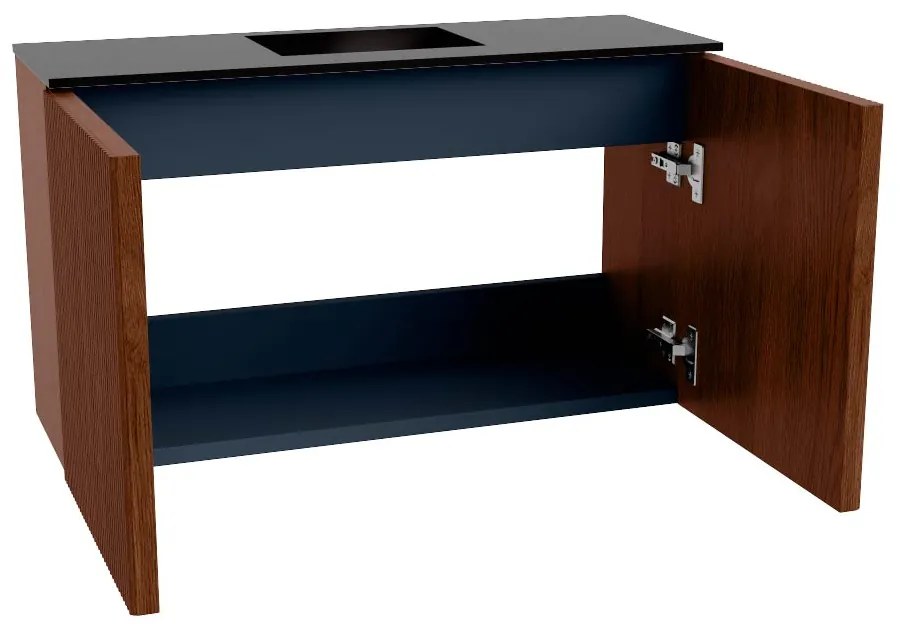 Mondiaz Joya 70cm toiletmeubel ruby met wastafel faye midden zonder kraangat urban