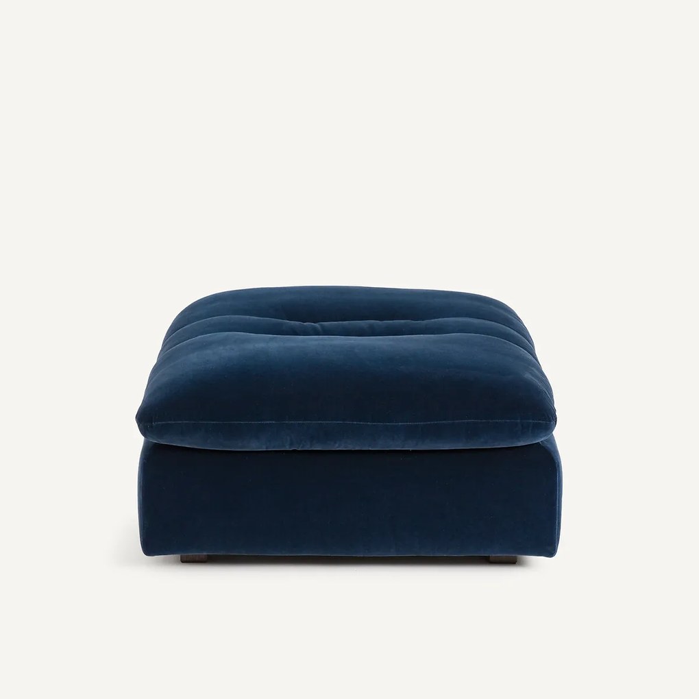 Modulaire fluwelen voetensteun, GIULIANO