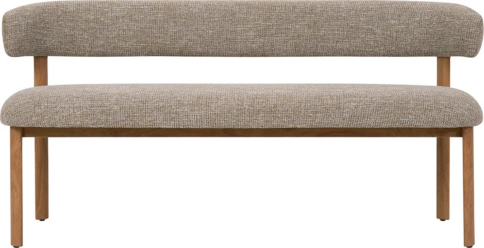 Eetbank Eiken Met Grove Stof 160 Cm
