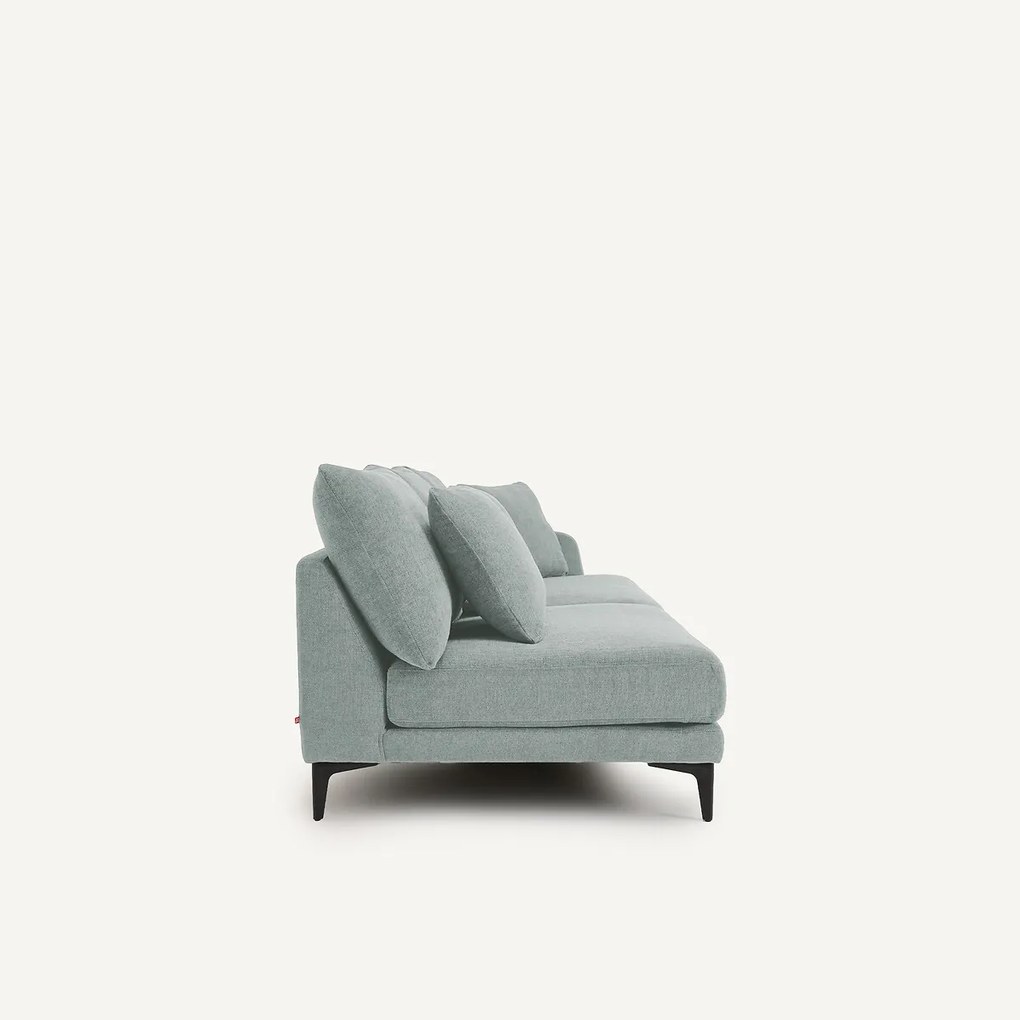 3-zits halve bank van gevlochten polyester, MODERNISTE, ontwerp Emmanuel Gallina