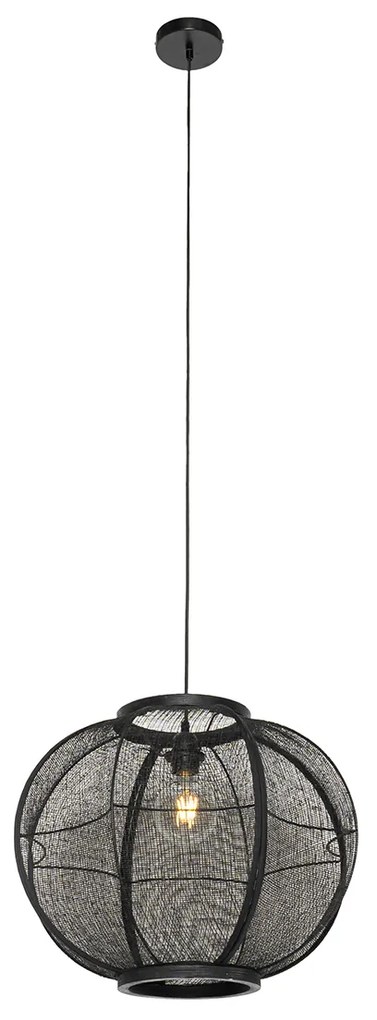 Oosterse hanglamp zwart 48 cm - RobOosters E27 rond Binnenverlichting Lamp