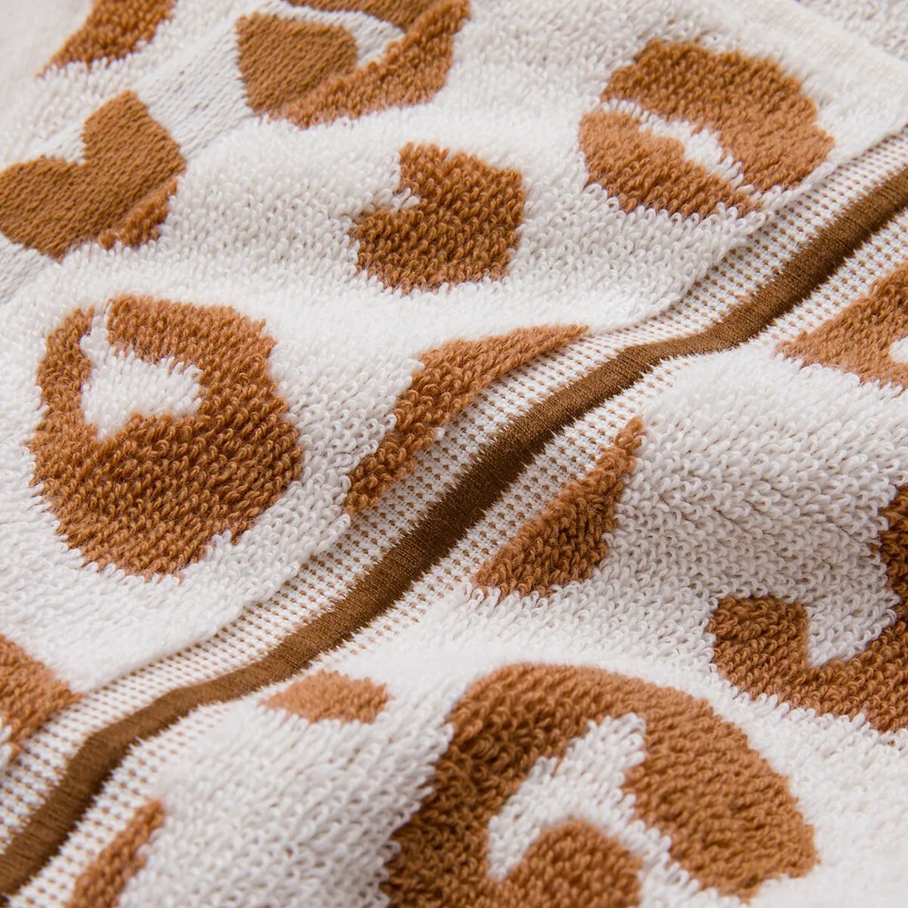 Handdoek in bouclette badstof, Zani