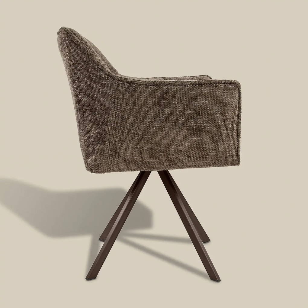 Draaibare Eetkamerstoel Taupe
