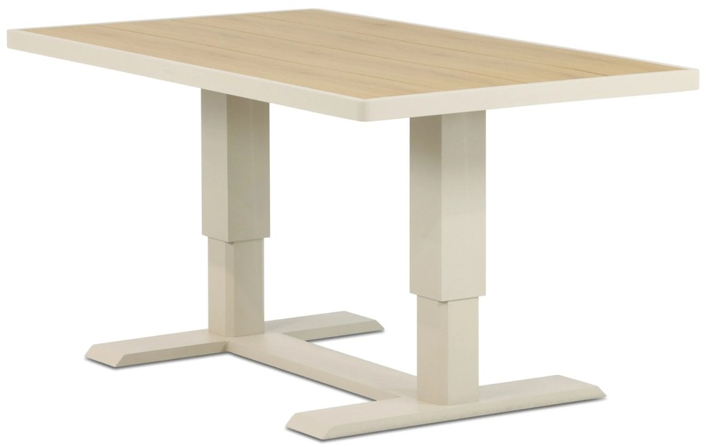 Stoel en Bank Loungeset 2 personen Aluminium Taupe  Lifestyle Garden Furniture Evora