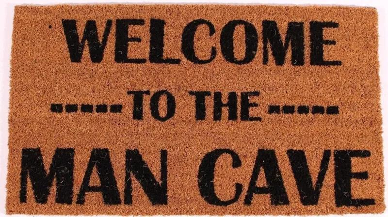 Welcome To The Man Cave Deurmat