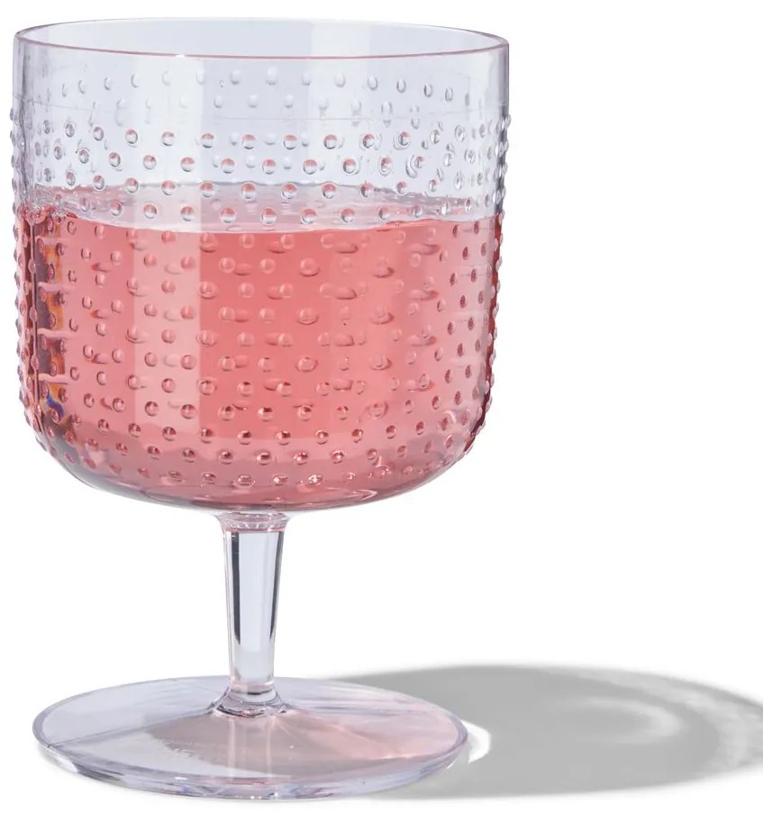 HEMA Wijnglazen 250ml Kunststof - 2 Stuks