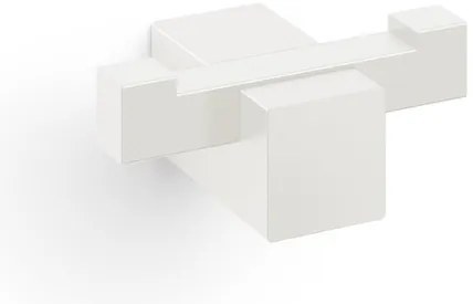 Zack Carvo Handdoekhaak - 7x3cm - dubbel - wit 40814