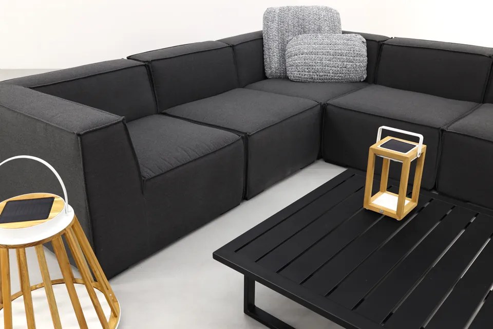 Liberty/Cuba Sunbrella loungeset - Sooty - 6-delig OP=OP