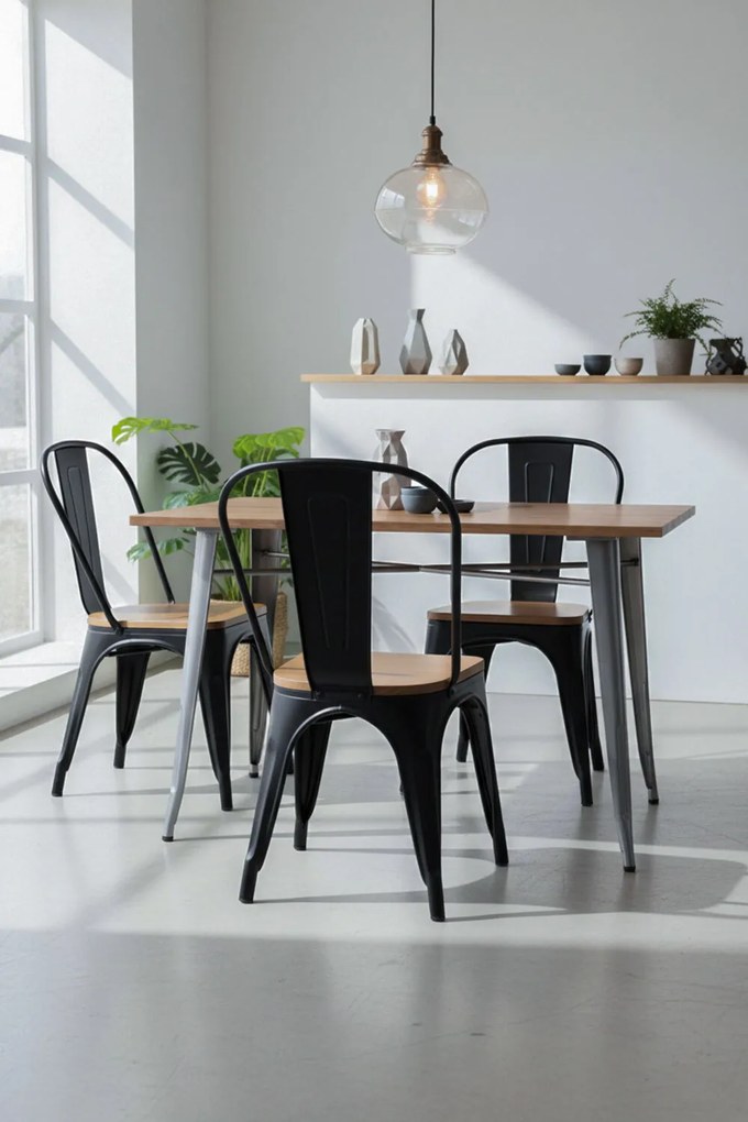 Torix Stoel Natuurlijk Hout