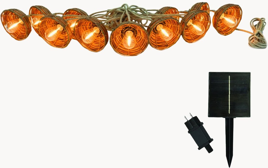 Dimbare solar LED lichtslinger Cottage