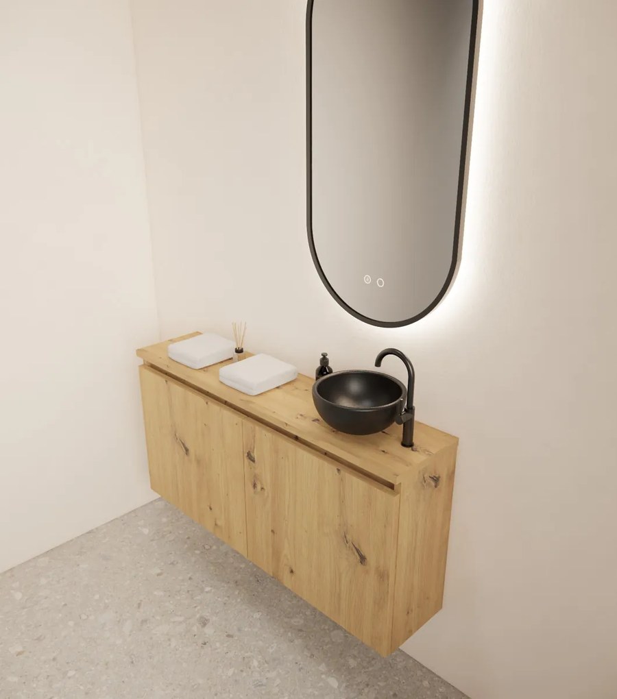 Gliss Design Echo toiletmeubel 100cm artisan eiken