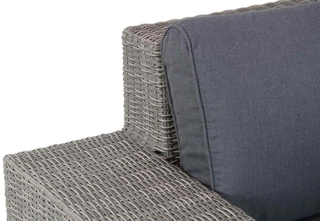 Dining Loungeset 5 personen Wicker Grijs Garden Collections New Castle