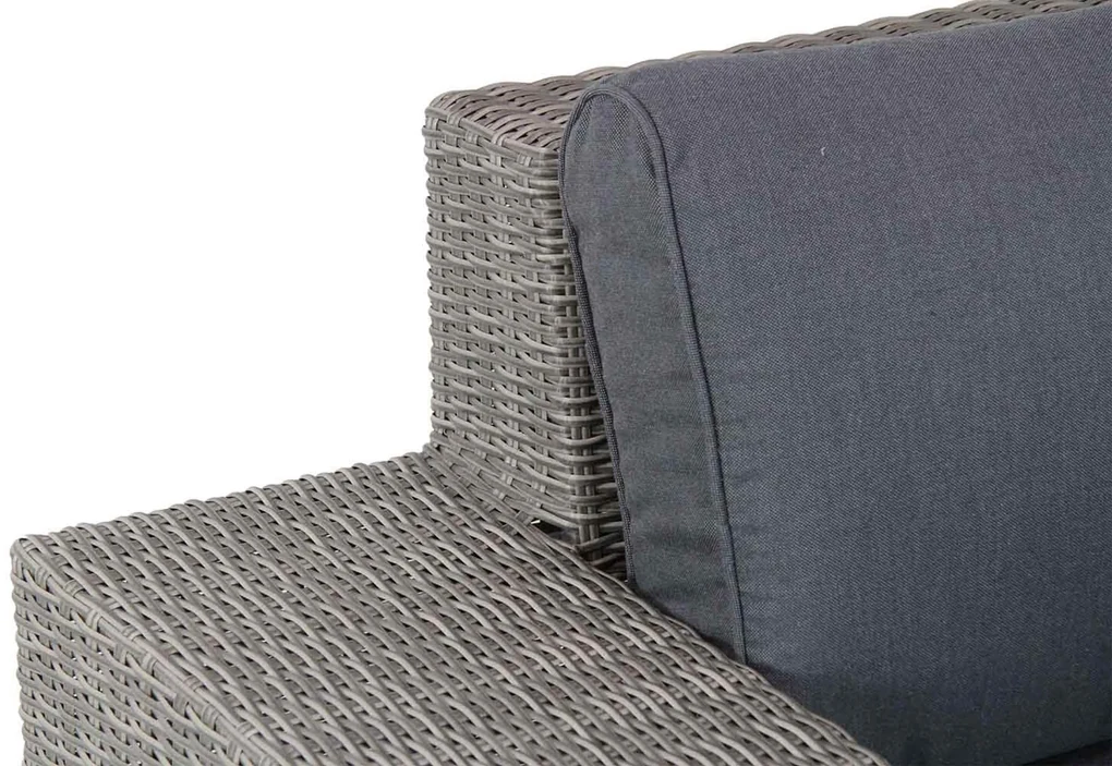 Hoek loungeset 5 personen Wicker Grijs Garden Collections Oxford