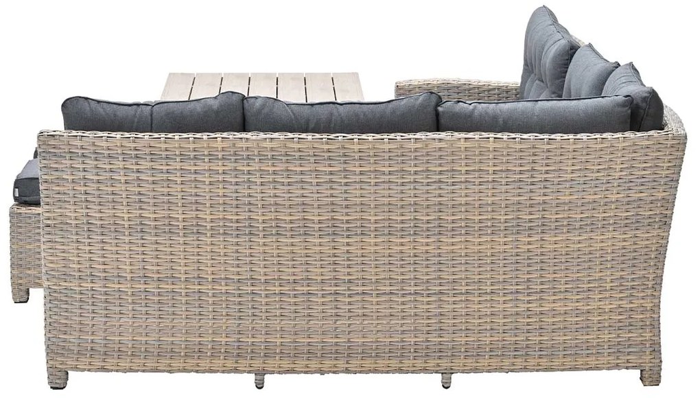 Garden Impressions Alaska lounge dining set rechts - light teak vironwood