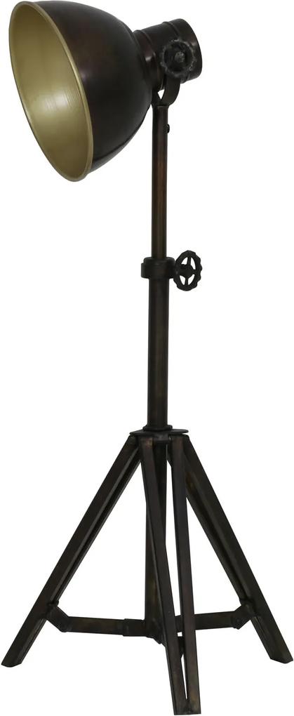 Tafellamp JUNKO - Zwart Antiek-Brons