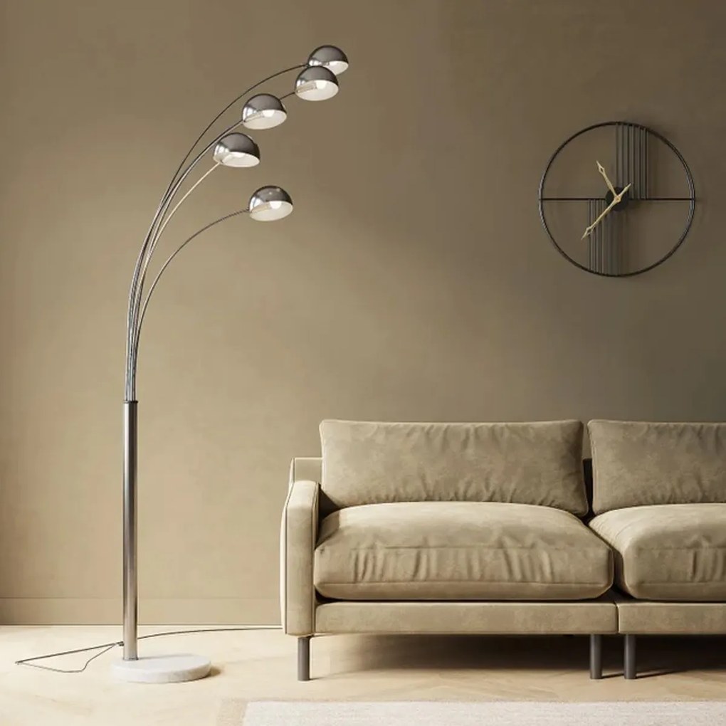 Vloerlamp Chroom