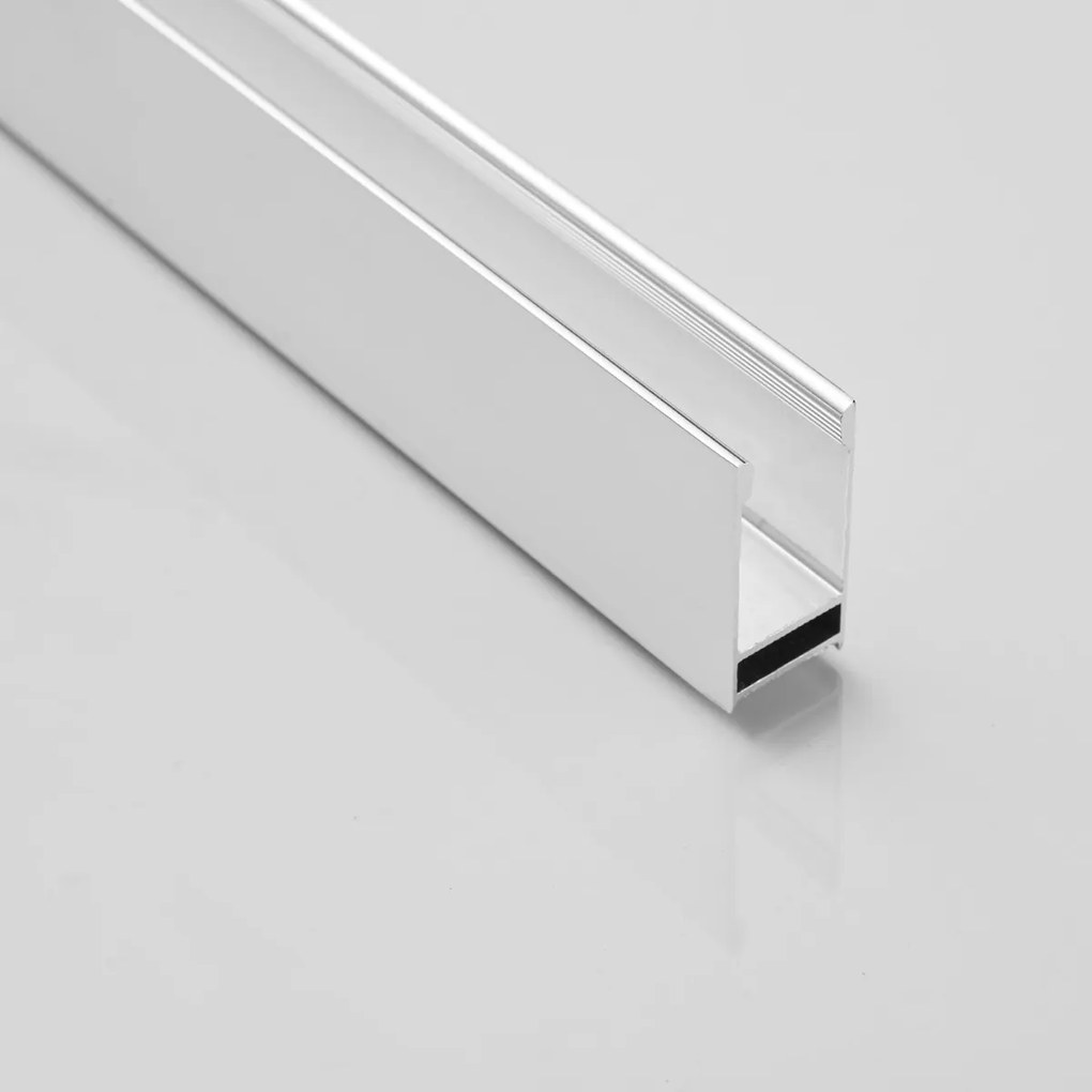 Saniclear Rivo inloop douchecabine 180x80cm met 30cm zijwand en 60cm vrije inloop chroom