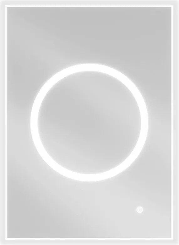 Mexen Koga verlichte badkamerspiegel 50 x 70 cm, LED 6000K, anti-condens - 9821-050-070-611-00