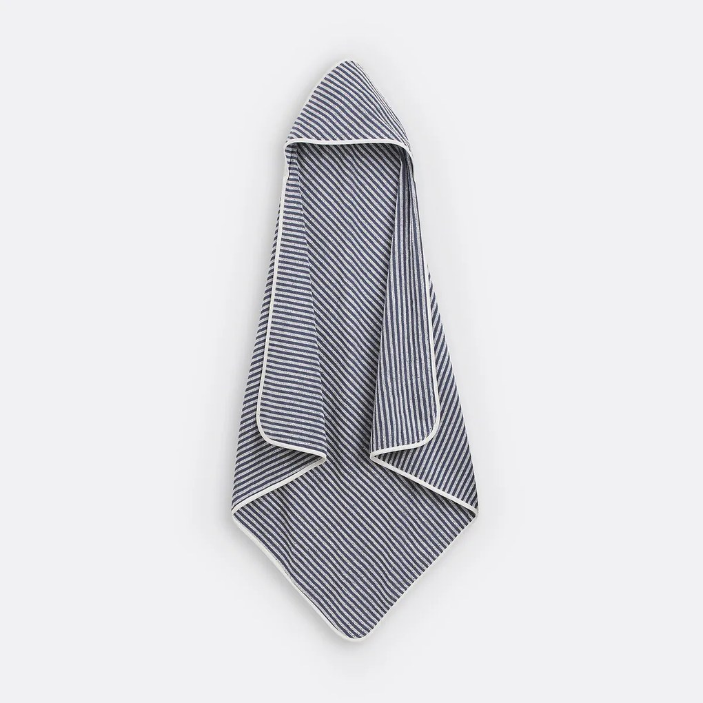 Gestreepte badcape in katoen Malo 360 g/m2