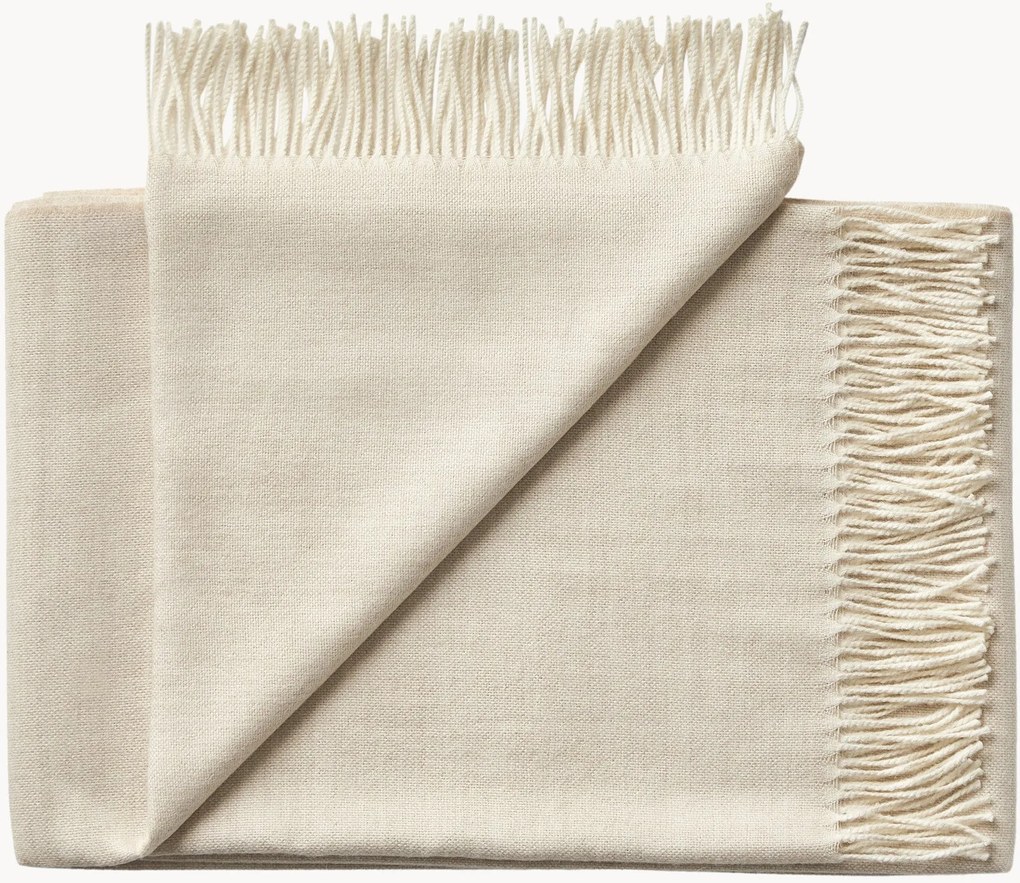 Premium baby-alpacadeken Panama met franjes