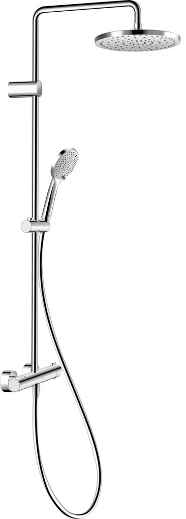 Duravit Shower Systems 1000 regendoucheset met 4 straalsoorten Ø25cm chroom