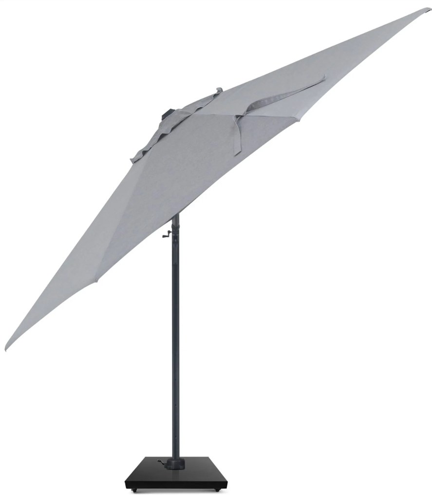 Zweefparasol 3.5m S2 Excellent (incl. voet + hoes) Grijs-antraciet Camello Luna
