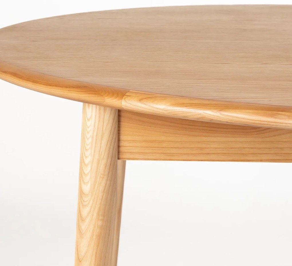 Zuiver Twist Round Oak Eiken Eettafel Uitschuifbaar 120-160 Cm - 120 X 120cm.