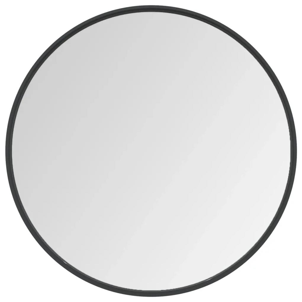 vidaXL Wandspiegel 60 cm zwart