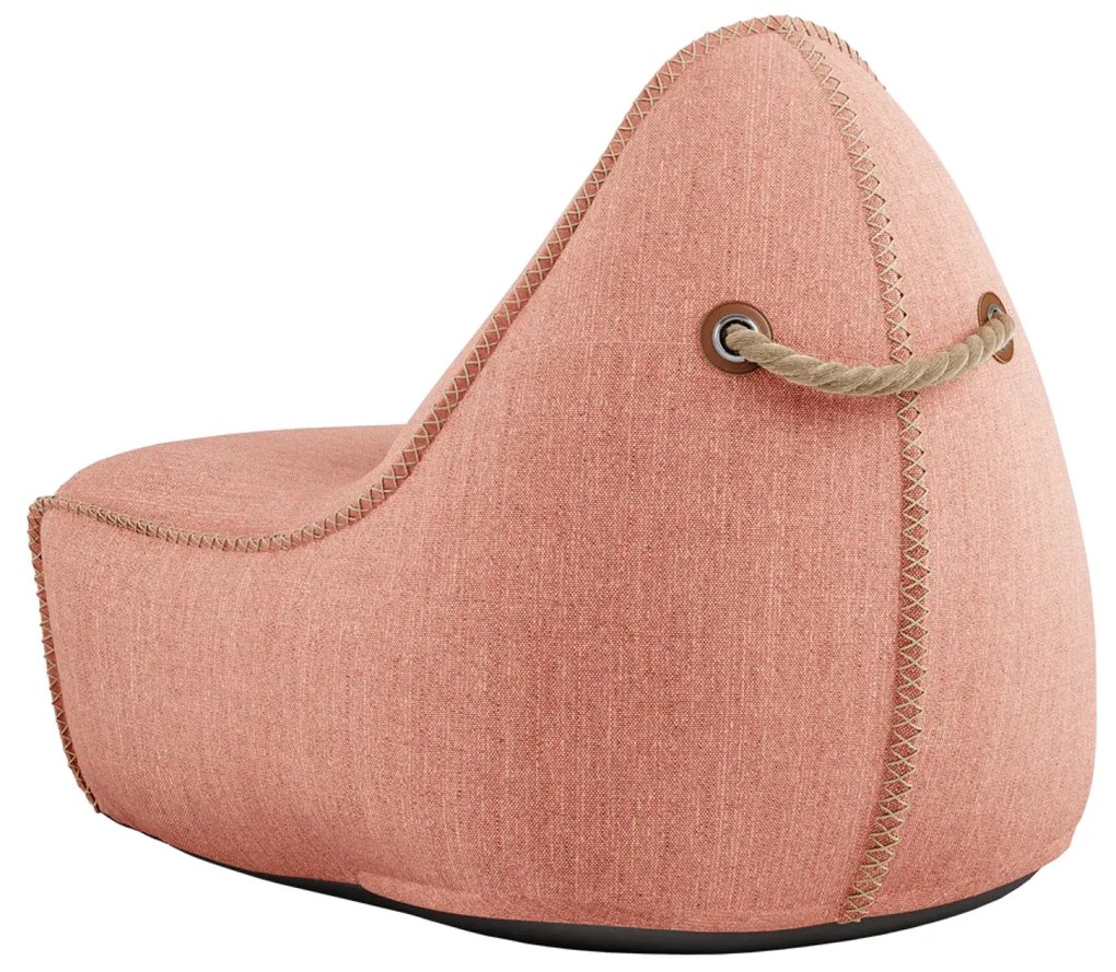Cobana Lounge Stoel & Pouf Outdoor - Rose