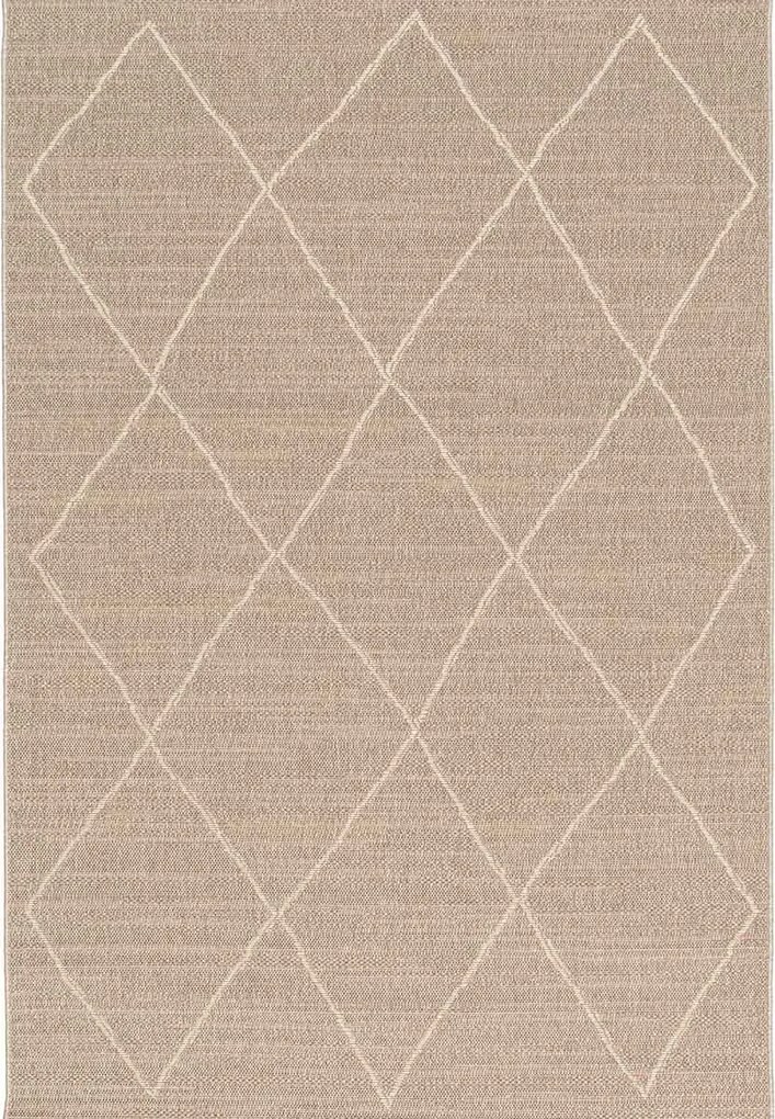 Garden Impressions Buitenkleed Diamonds 200x290 cm - taupe
